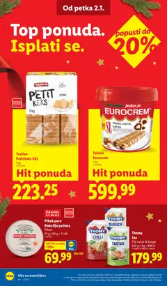 Pikok pure Kokošija pašteta Pikant, 95 g; 100 g = 73.68 - pregled Lidl kataloga - važi od 02.01.2026 | Strana: 26