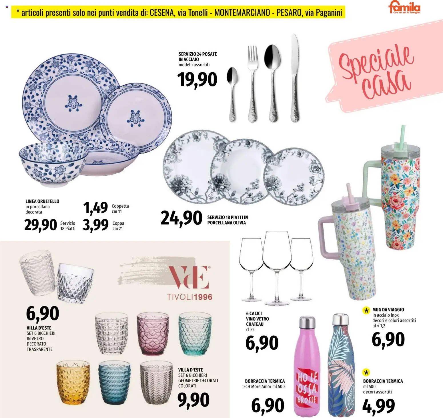 Volantino Famila del 26.03.2026 | Pagina: 29 | Prodotti: Posate, Vino, Borraccia