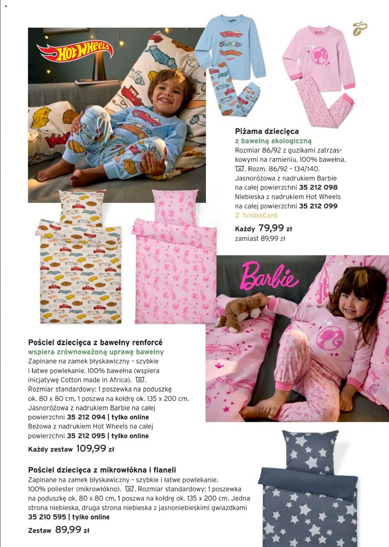Tchibo promocje od 04.11.2025 | Strona: 13 | Produkty: Pościel, Piżama, Barbie