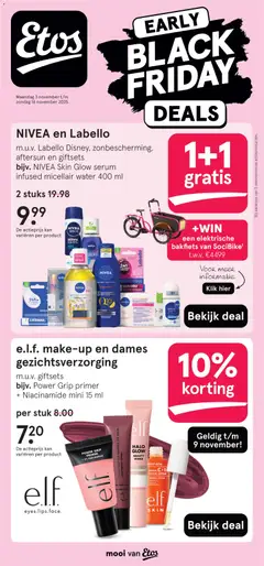 Etos - Black Friday - Voorbeeld van een folder van Etos, geldig van 03.11.2025