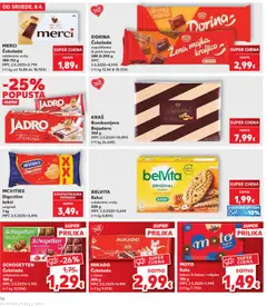 MERCI Čokolada, odabrane vrste 100-112 g - Pregled kataloga iz trgovine Kaufland, vrijedi od 08.04.2026 | Stranica: 16