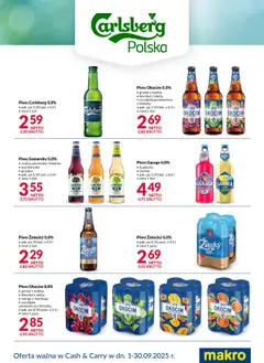 Makro Gazetka - Napoje bezalkoholowe Calsberg od 01.09.2025 | Strona: 2 | Produkty: Gruszka, Porzeczka, Piwo, Somersby