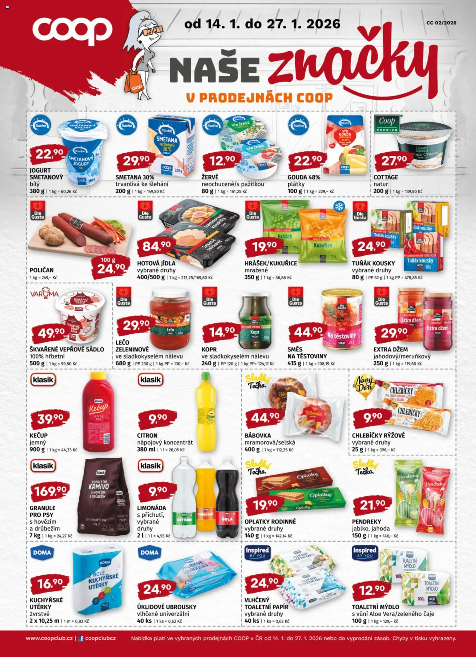 Terno leták od 21.01.2026 | Strana: 17 | Produkty: Toaletní papír, Bábovka, Žervé, Cottage