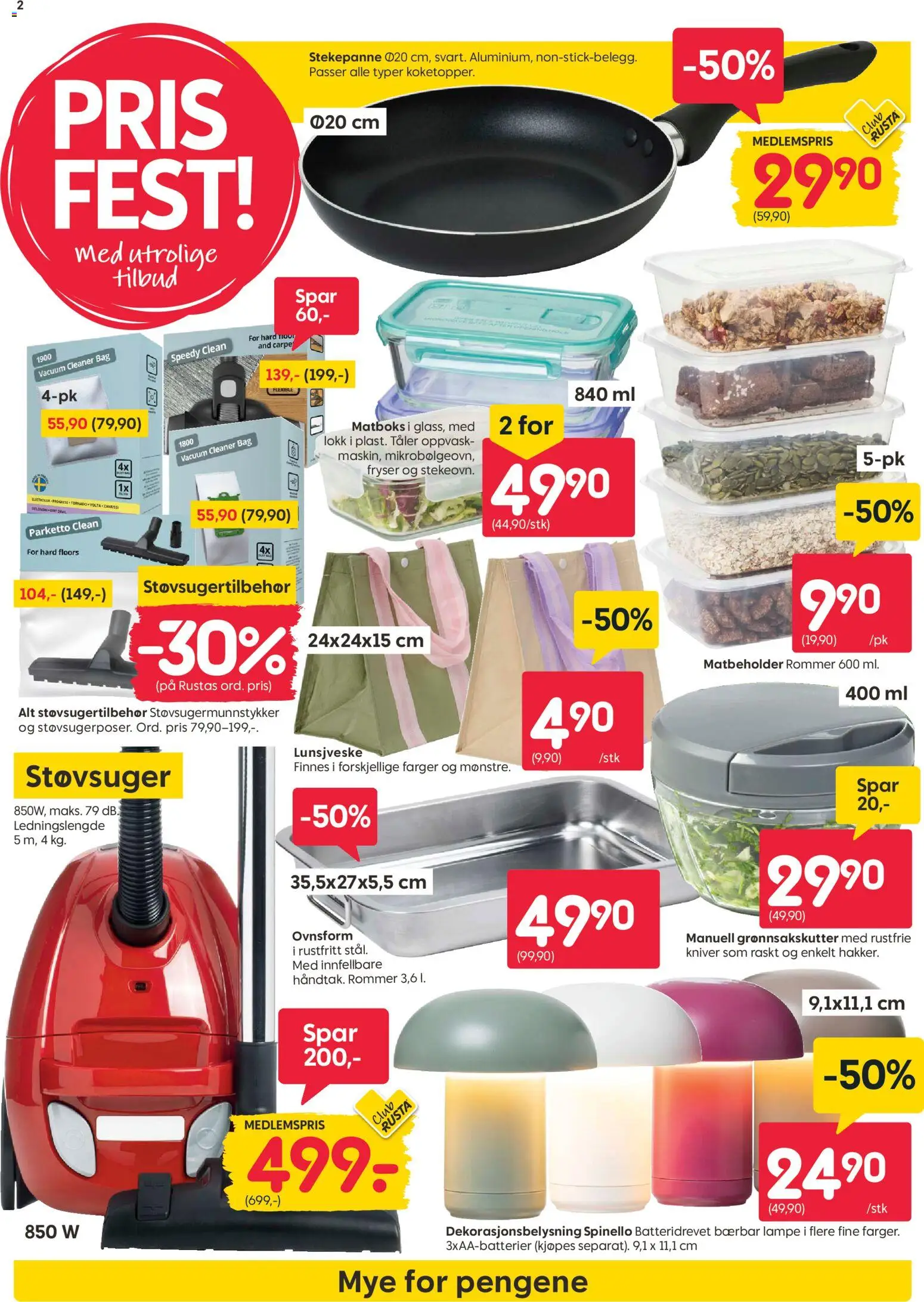 {H1} | Side: 2 | Produkter: Будівельна плівка, Bag, Fryser, Støvsuger