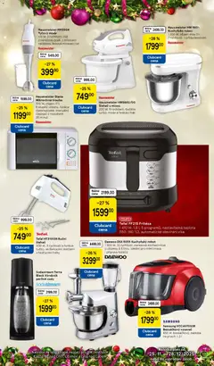 Náhled letáku Tefal FF215 Fritéza, 1 470 W, 1,8 l, 5 programů, nastavitelná teplota (150-190 °C), automatické otevírání víka od 25.11.2025 | Strana: 17 | Produkty: Kuchyňský robot, Sodastream, Ruční šlehač, Šlehač