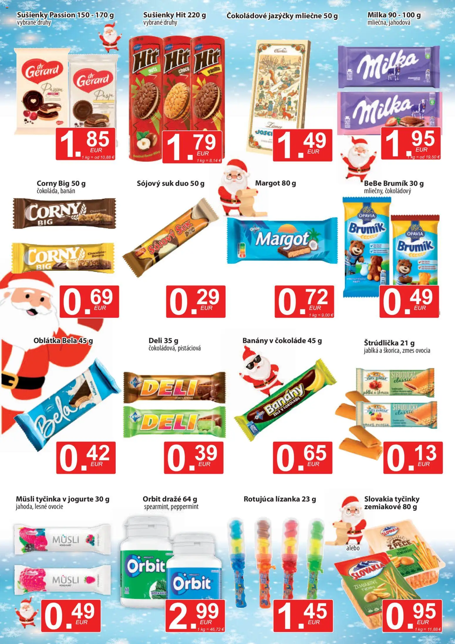 Nové CBA Verex akcie – leták je platný od 20.11.2025 | Strana: 9 | Produkty: Banány v čokoláde, Jablká, Banány, Ovocie