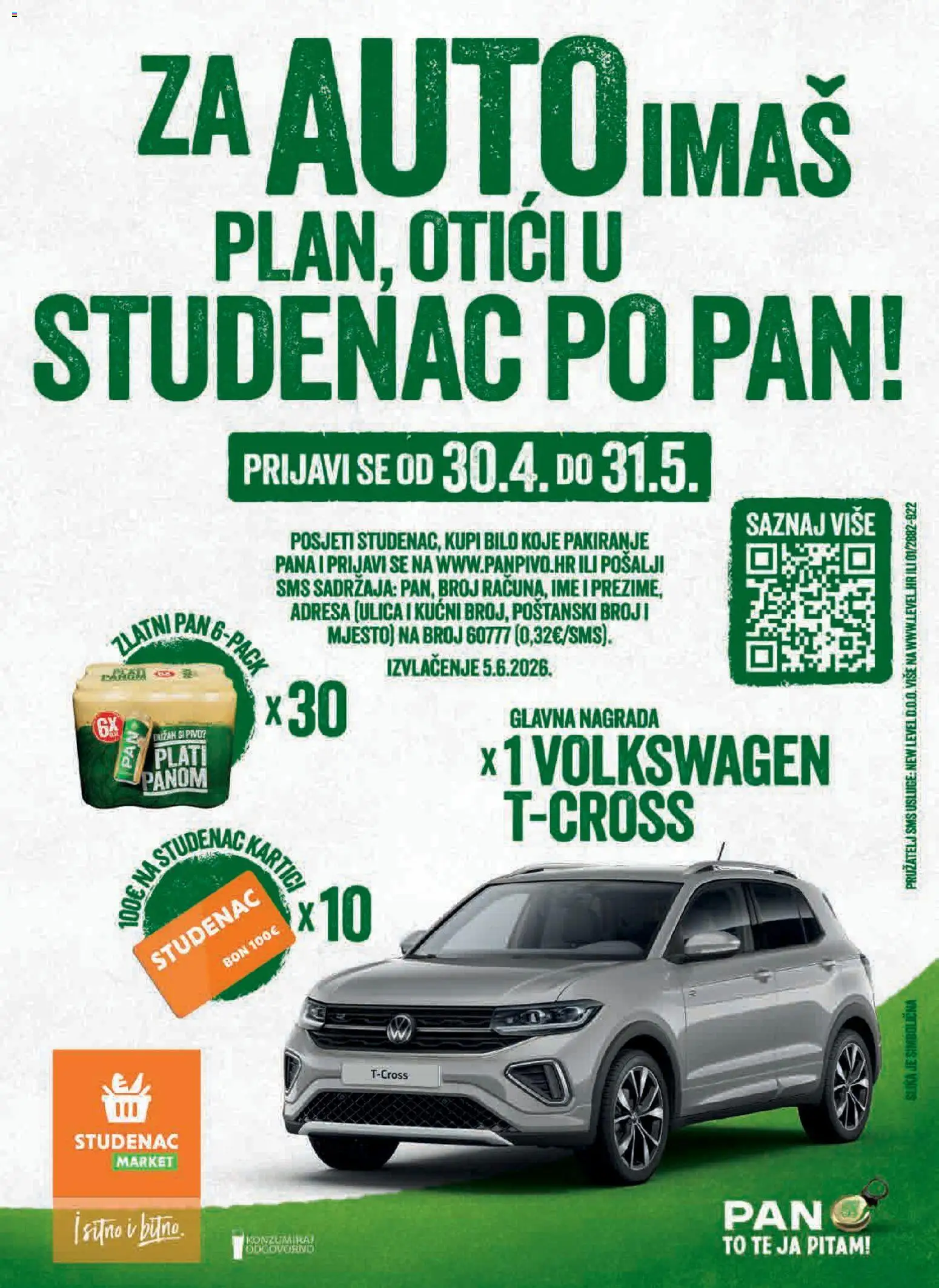 Studenac katalog | vrijedi od 29.04.2026 | Stranica: 33 | Proizvodi: Pivo, Pan, Zlatni Pan