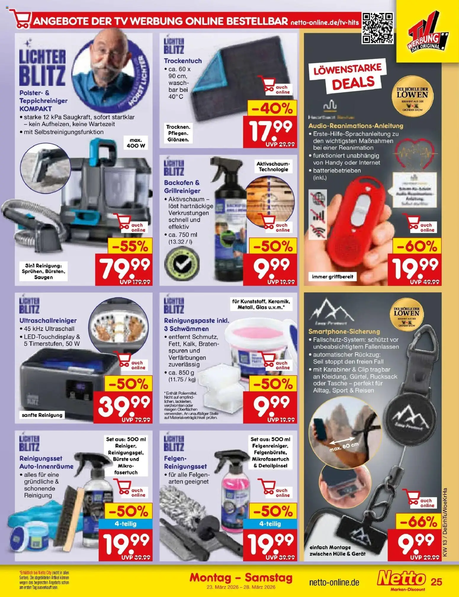 Netto Marken-Discount Prospekt Buttenwiesen	 – gültig ab 23.03.2026 | Seite: 33 | Produkte: Tasche, Bürste, Backofen, Rucksack