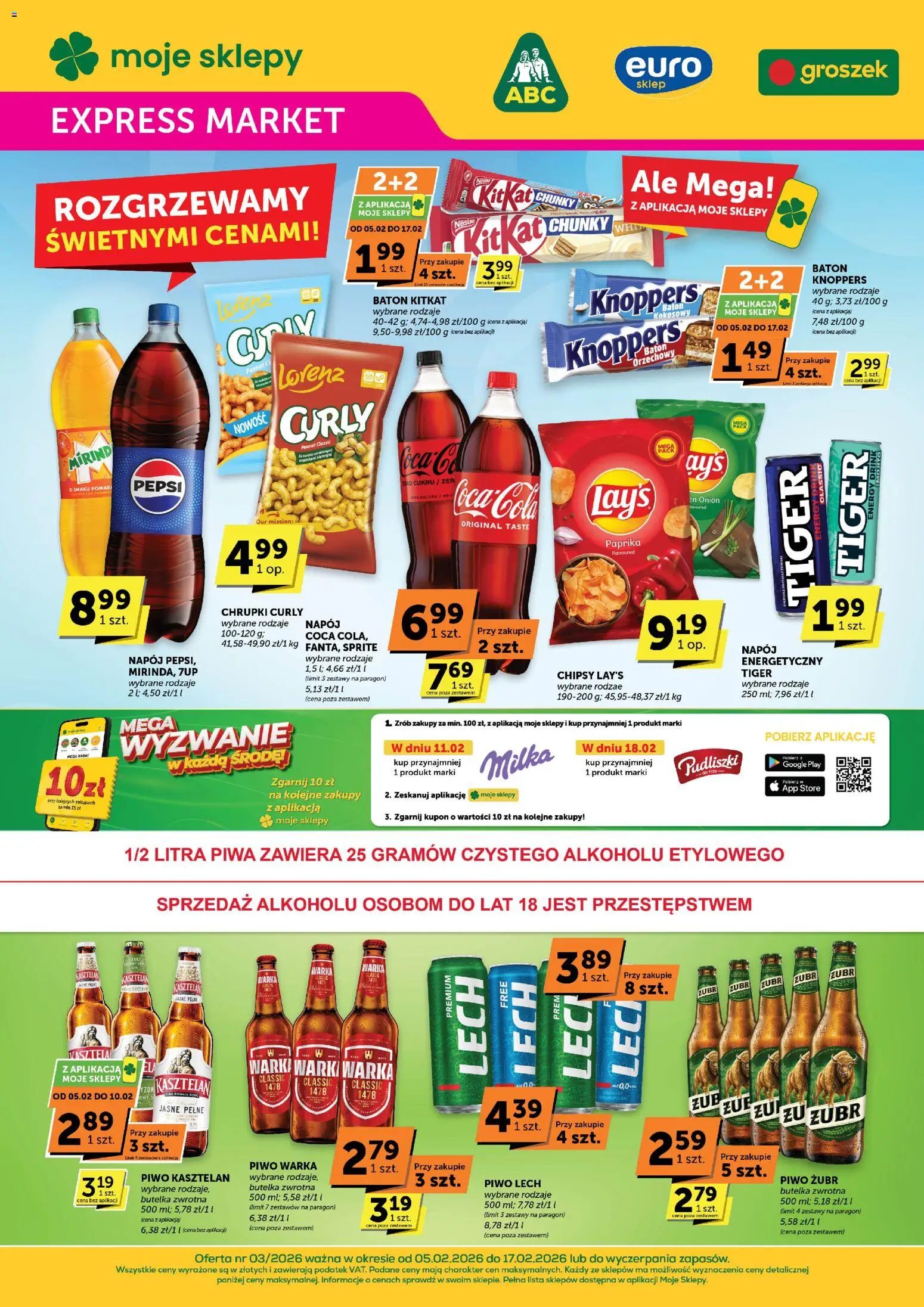 Groszek Gazetka - Expressmarket od 05.02.2026 | Strona: 1