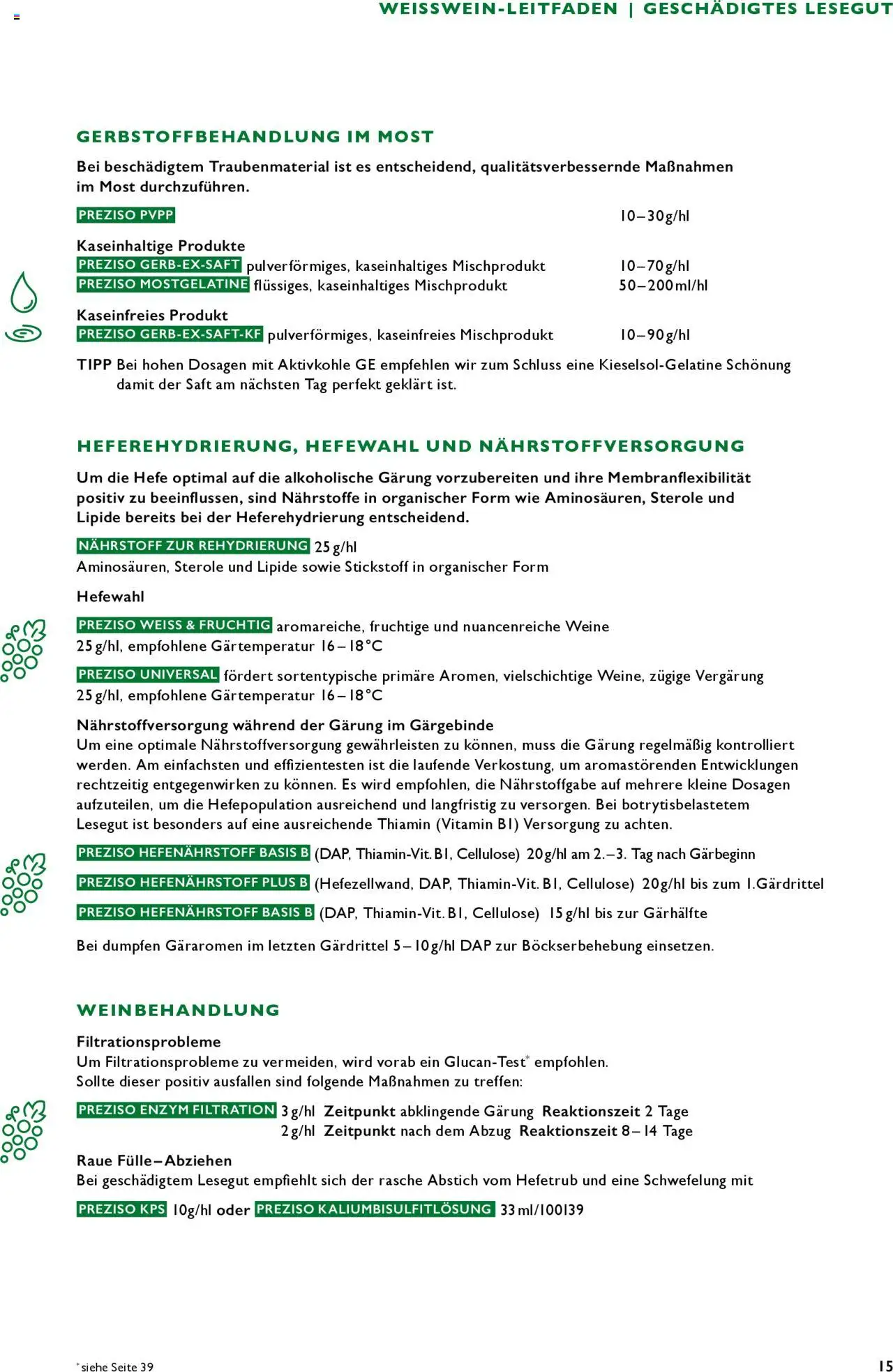 Lagerhaus Preziso Handbuch gültig ab 22.07.2024 | Seite: 15