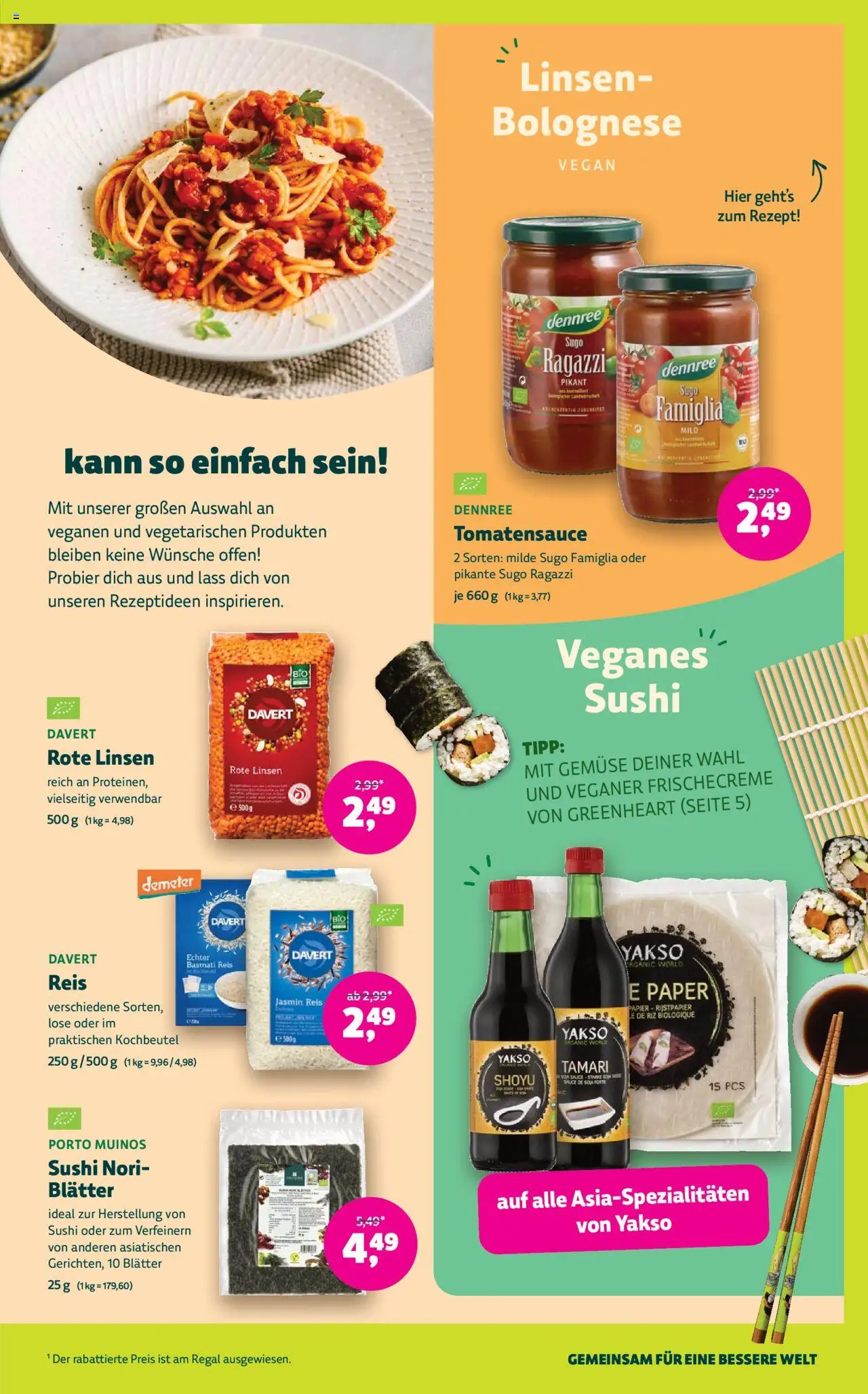 BioMarkt Prospekt – gültig ab 24.09.2025 | Seite: 7 | Produkte: Regal, Gemüse, Reis