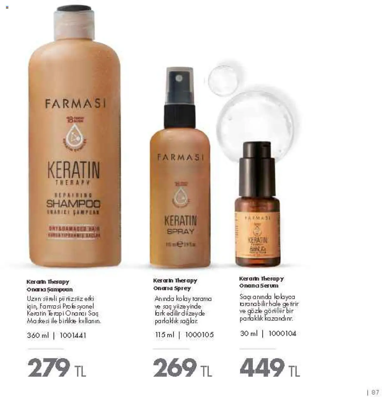 Farmasi Katalog - 01.09.2025 tarihinden itibaren geçerlidir | Sayfa: 87 | Ürünler: Şampuan