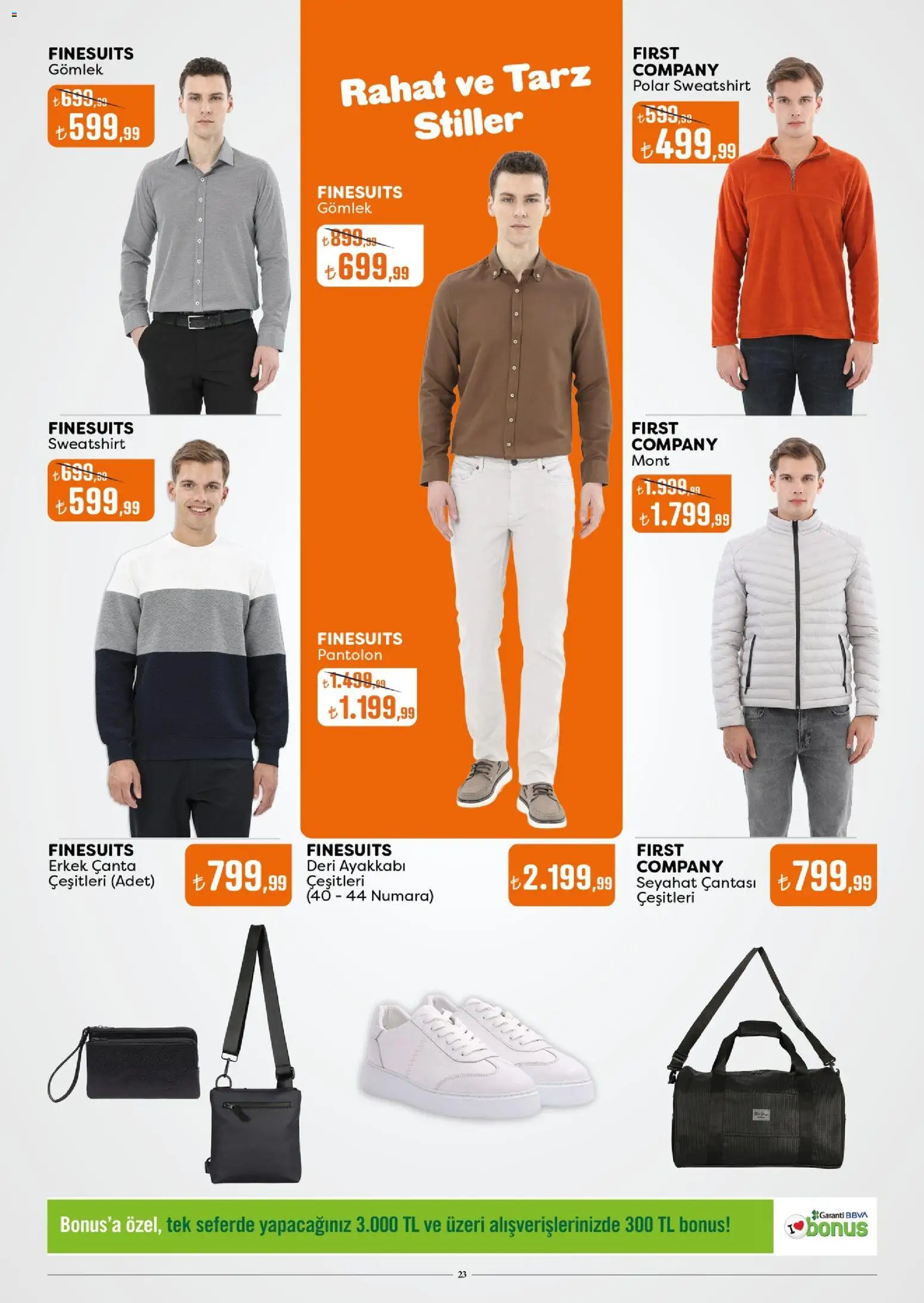 Özdilek Katalog - 24.02.2026 tarihinden itibaren geçerlidir | Sayfa: 23 | Ürünler: Mont, Pantolon, Çanta, Seyahat çantası