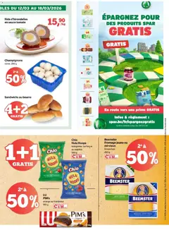 Spar folder / publicité - Voorbeeld van een folder van Spar, geldig van 12.03.2026 | Pagina: 3