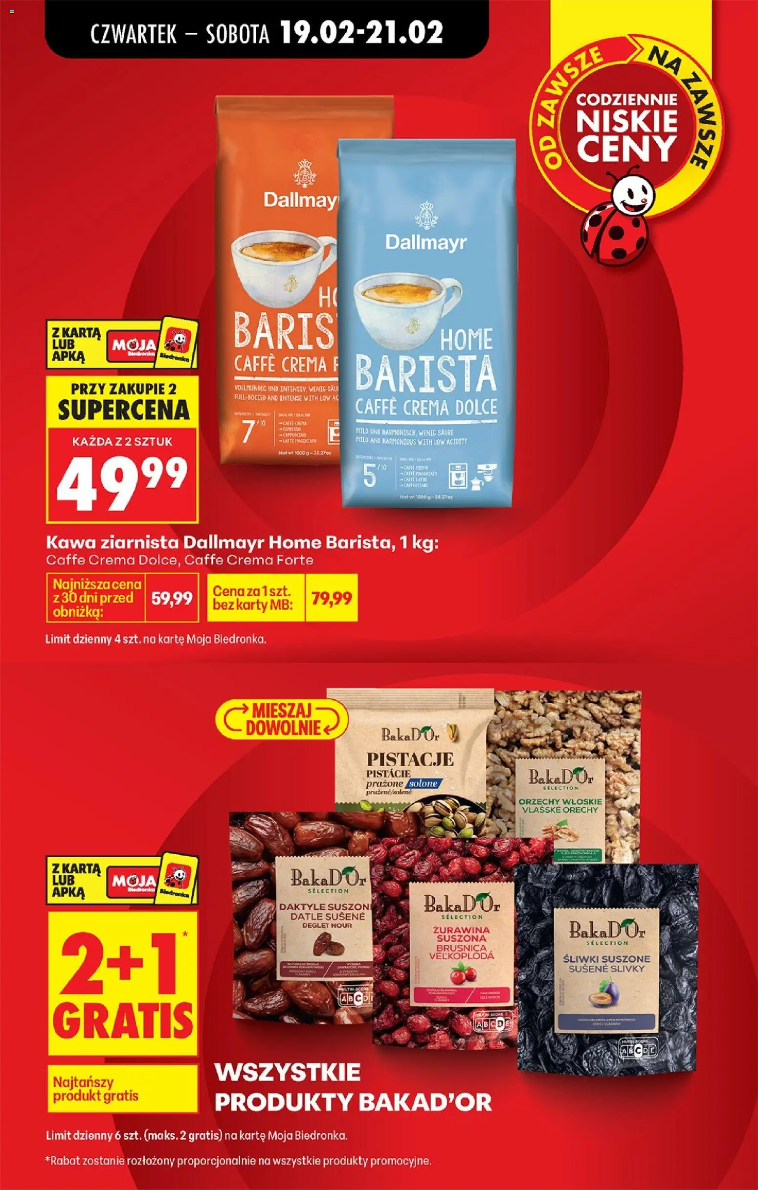 Biedronka gazetka - Oferta w tym tygodniu od 19.02.2026 | Strona: 13 | Produkty: Daktyle, Kawa ziarnista, Śliwki, Kawa