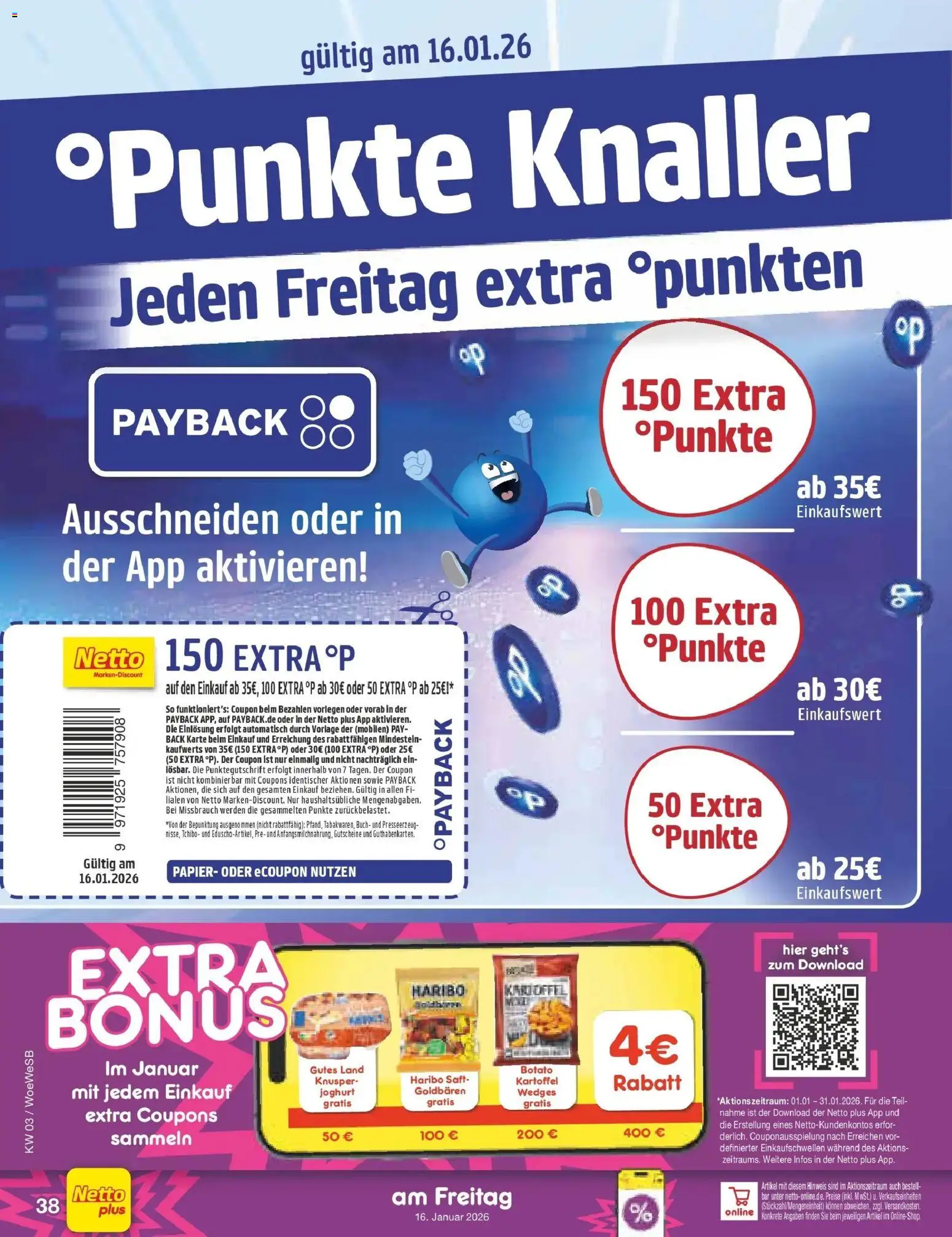 Netto Marken-Discount prospekt Katzweiler	 – gültig ab 12.01.2026 | Seite: 48 | Produkte: Haribo, Joghurt, Saft