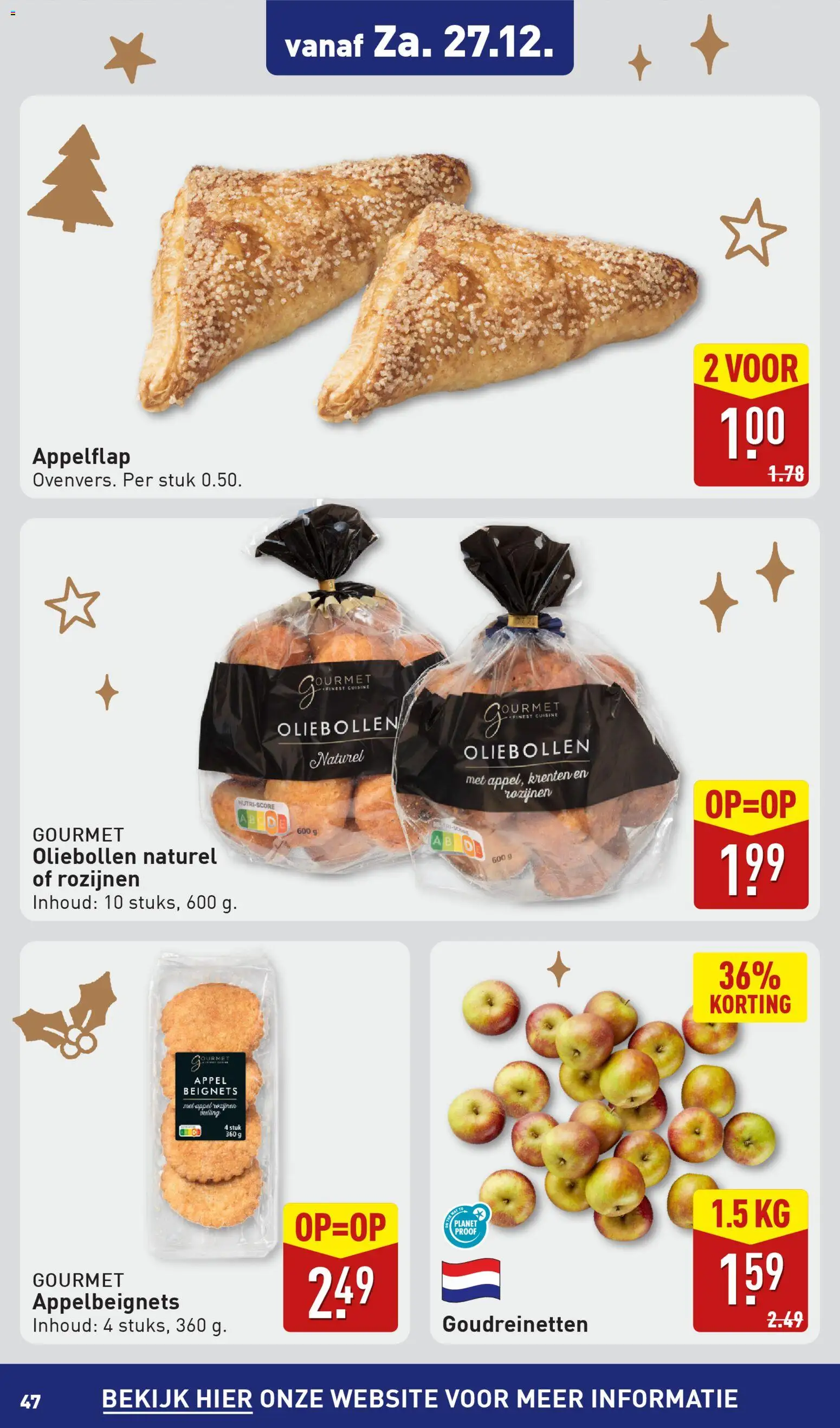 {H1} | Pagina: 47 | Producten: Rozijnen, Appel