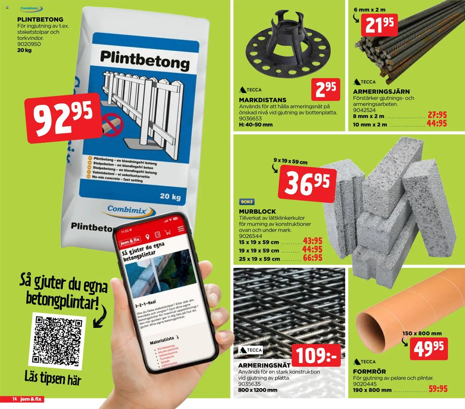 Jem & Fix reklamblad aktuell från 24.04.2026 | Sida: 14 | Produkter: Spade