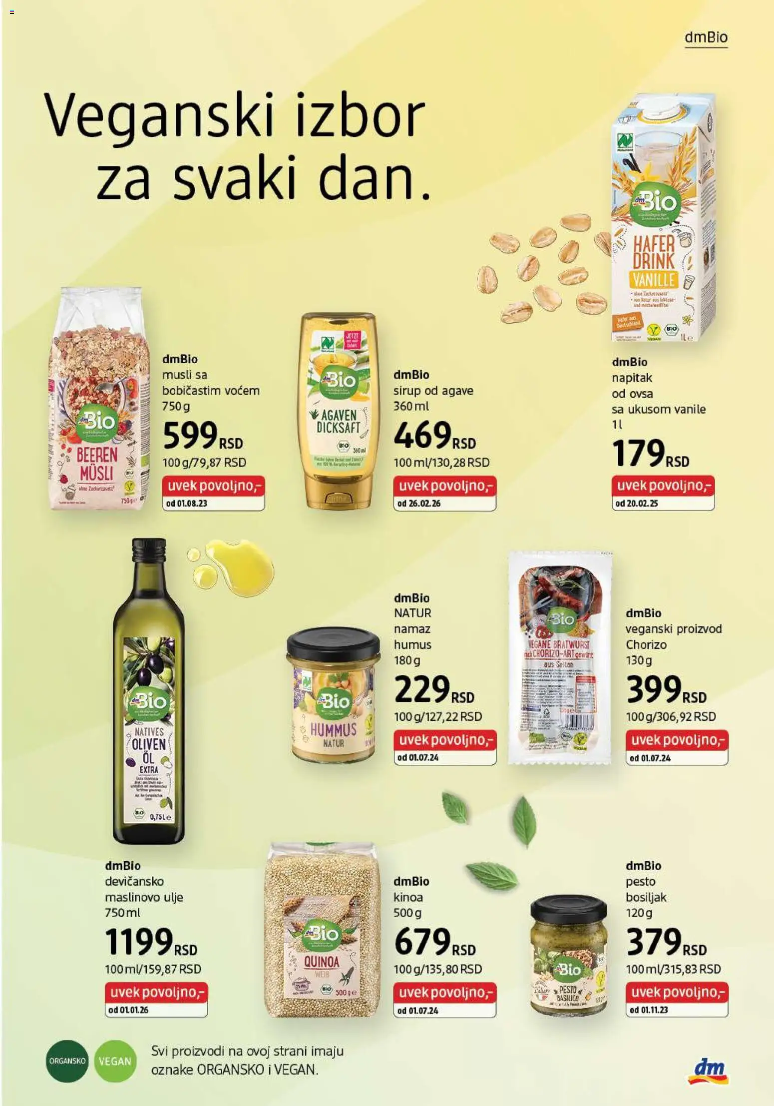 DM Drogerie katalog - važi od 01.05.2026 | Strana: 35 | Proizvode: Pesto, Hummus, Ulje, Maslinovo ulje