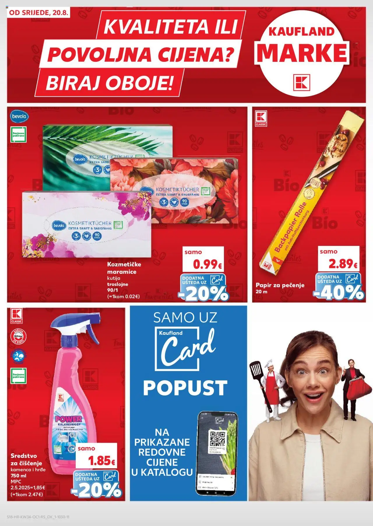 Kaufland katalog | vrijedi od 20.08.2025 | Stranica: 18 | Proizvodi: Kutija, Papir za pečenje