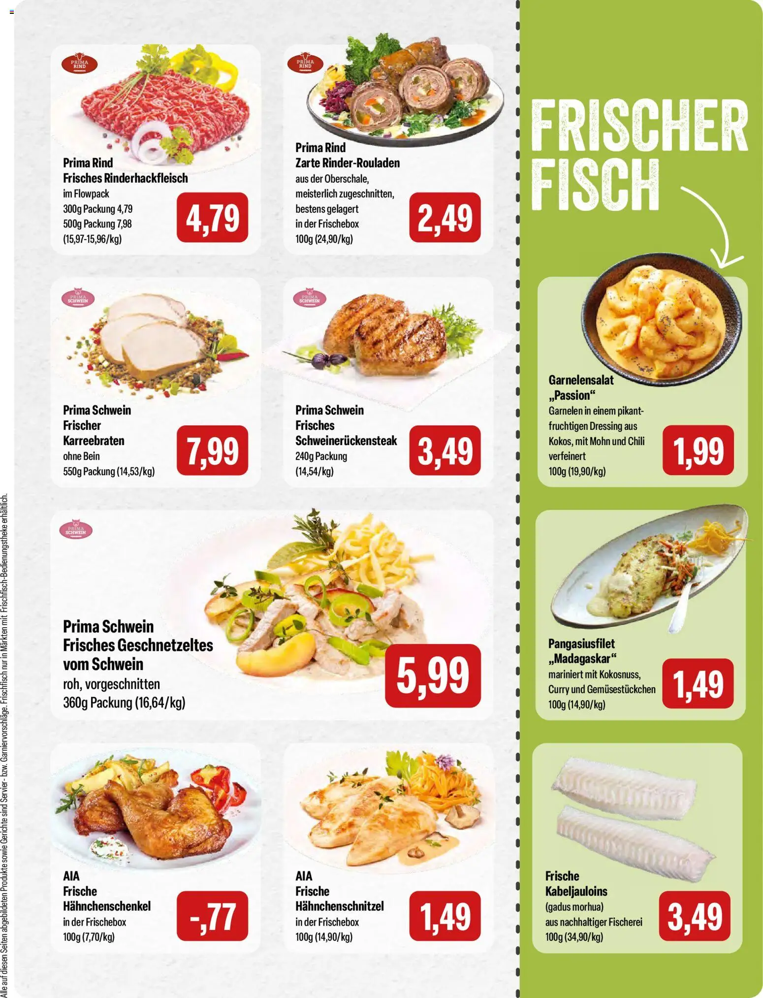 Feneberg Angebote – gültig ab 22.01.2026 | Seite: 3 | Produkte: Rinderrouladen, Dressing, Garnelen, Fisch
