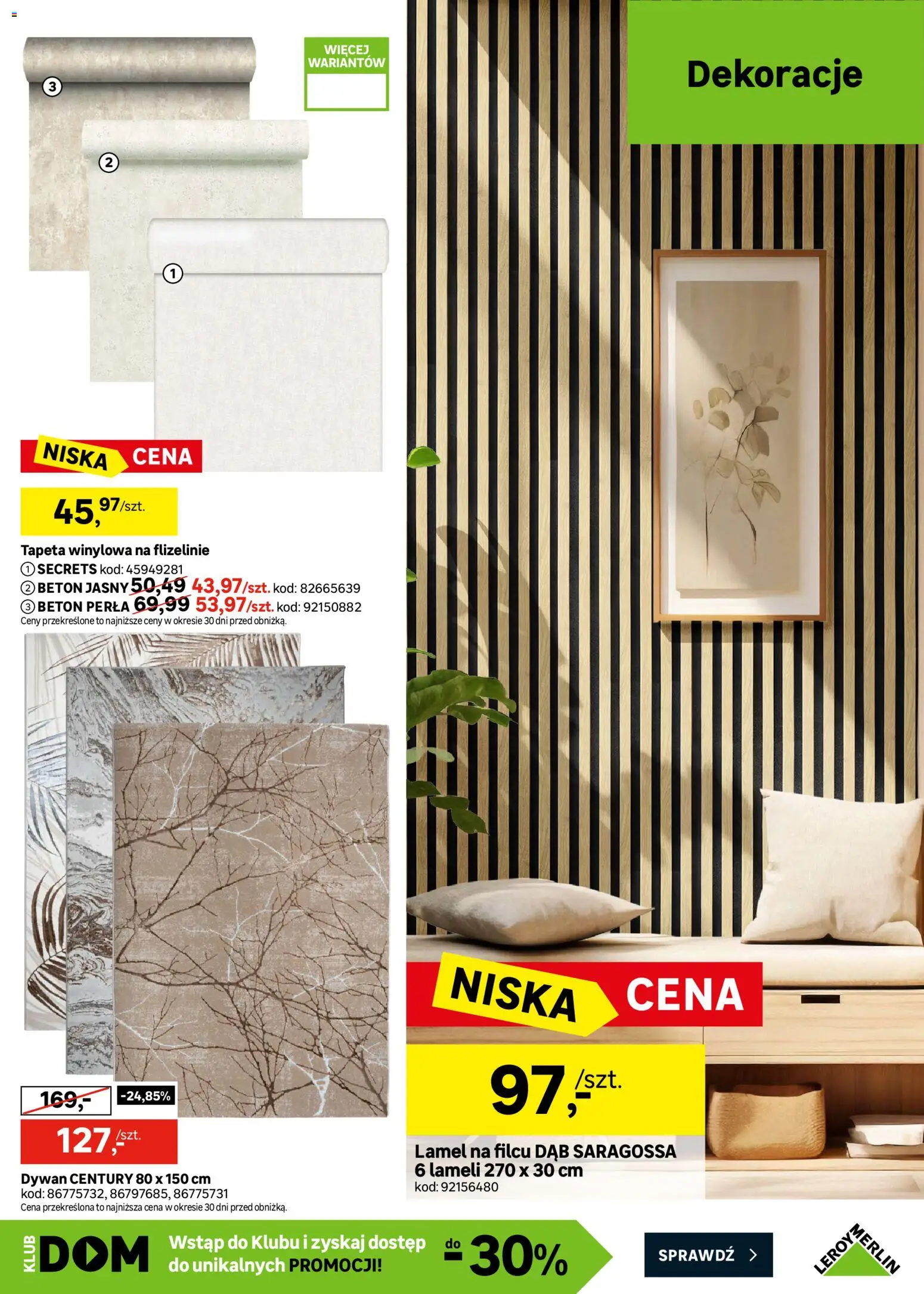 Leroy Merlin gazetka od 22.04.2026 | Strona: 15 | Produkty: Dywan