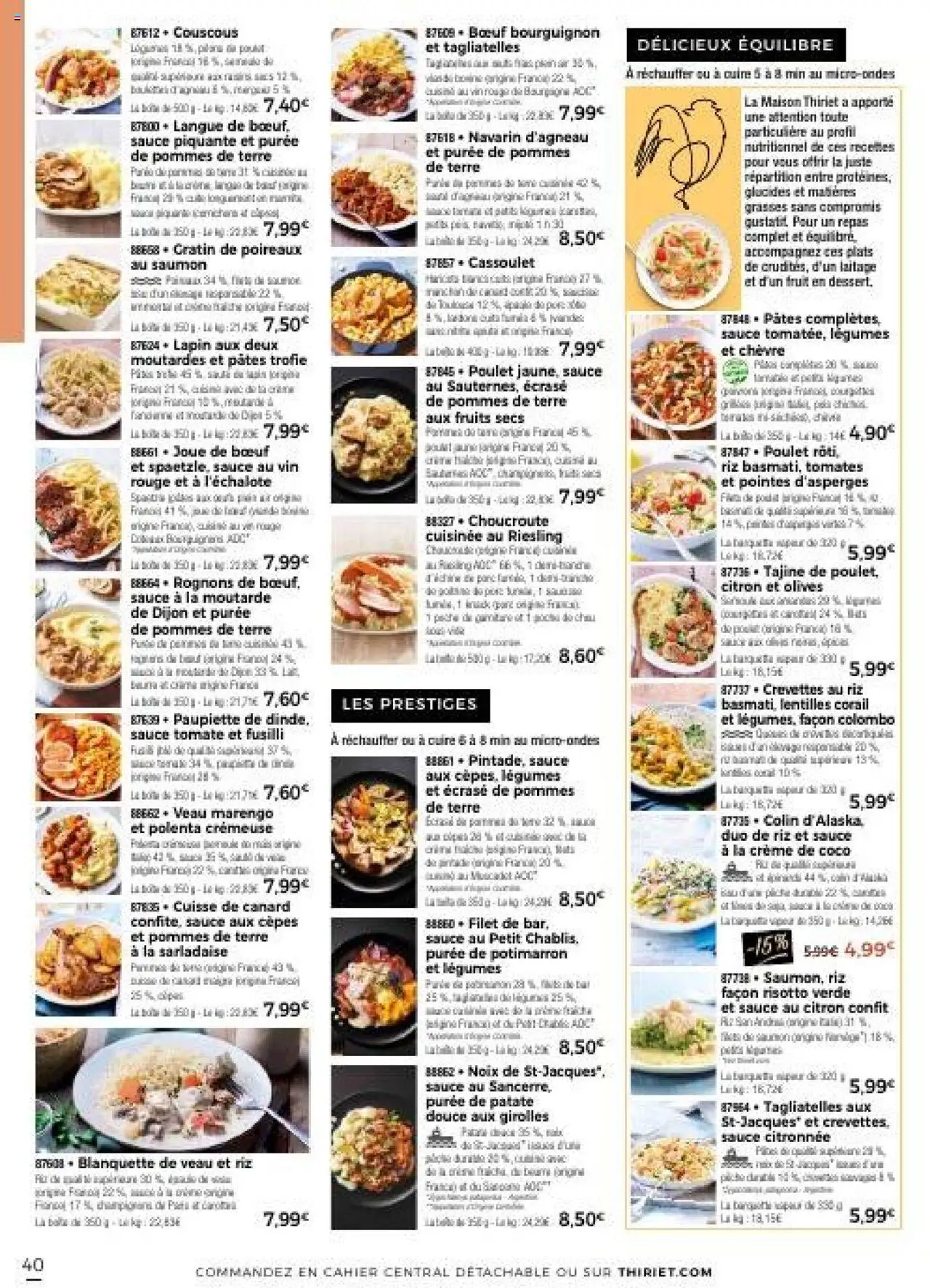 {H1} | Page: 40 | Produits: Fusilli, Patate douce, Crème, Pommes de terre