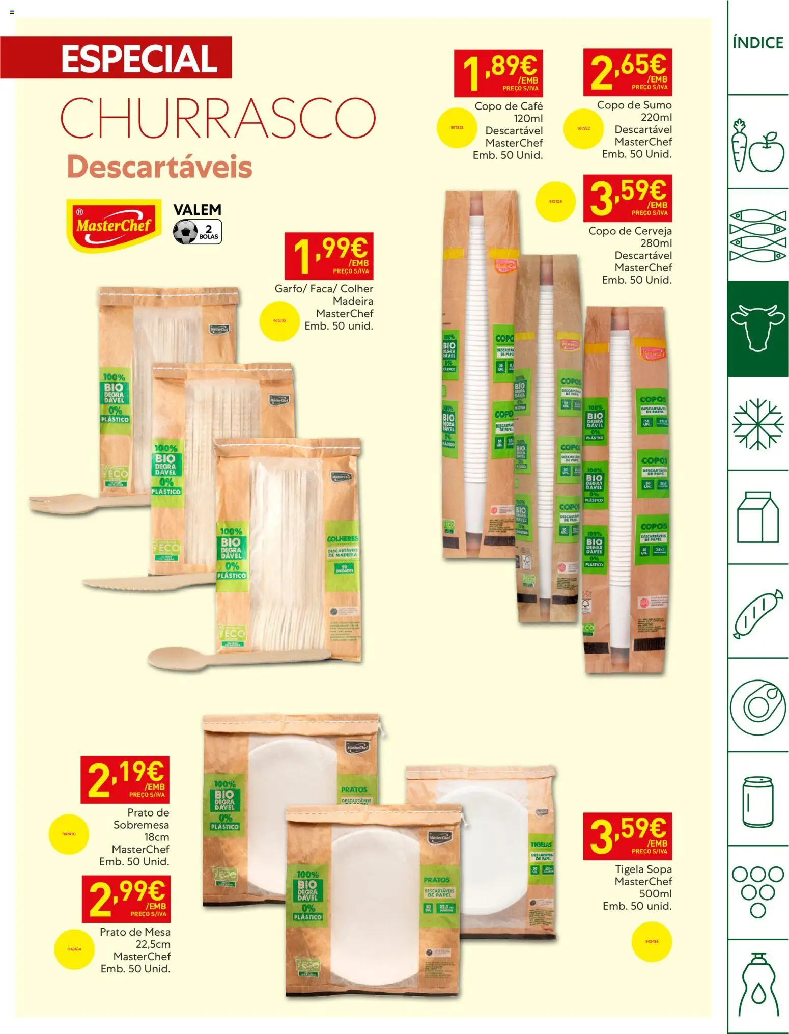 Recheio - Horeca Bons Negócios Madeira │ válido de 21.04.2026 | Página: 11 | Produtos: Copos, Pratos, Sumo, Cerveja