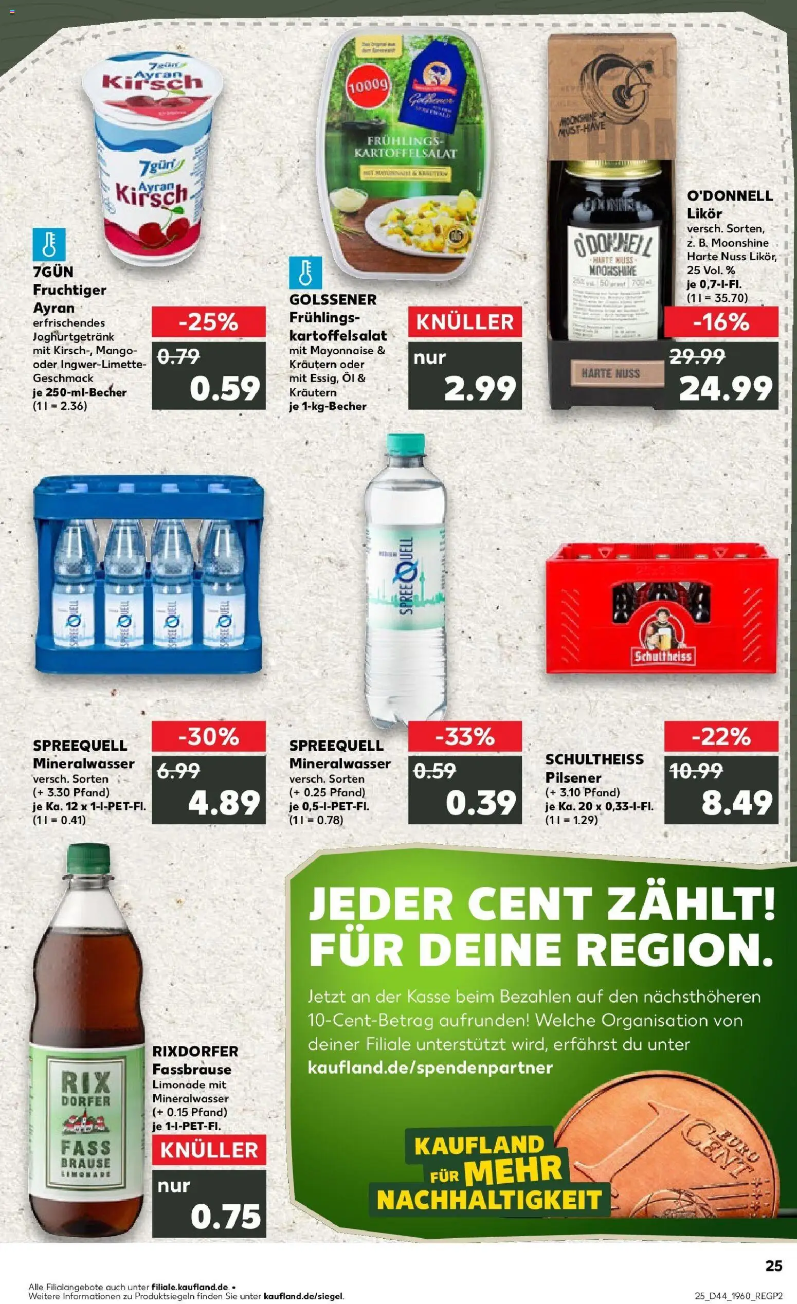 Kaufland prospekt Berlin	 – gültig ab 30.10.2025 | Seite: 25 | Produkte: Öl, Mineralwasser, Mayonnaise, Mango