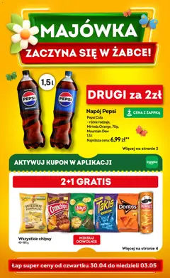 Pogląd oferty "Żabka gazetka - Weekendowe promocje" - ważna od 30.04.2026