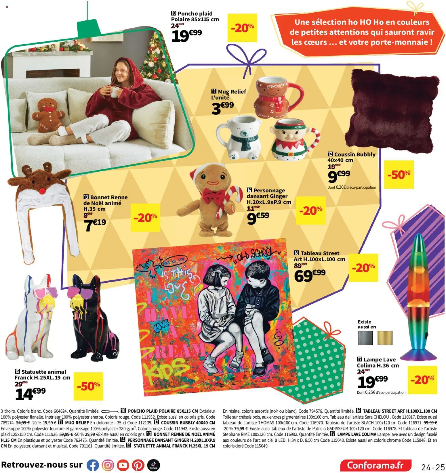 {H1} | Page: 25 | Produits: Bonnet, Enveloppe, Lampe, Poncho plaid