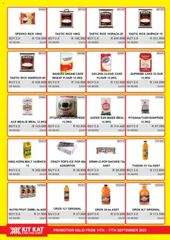 New KIT KAT Cash & Carry catalogue – valid from 11.09.2025 | Page: 10 | Products: Cake, Flour, Maize meal, Fruit