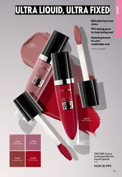 Offer preview "Oriflame - Catalogue 12/2025" | Page: 23 | Products: Lipstick