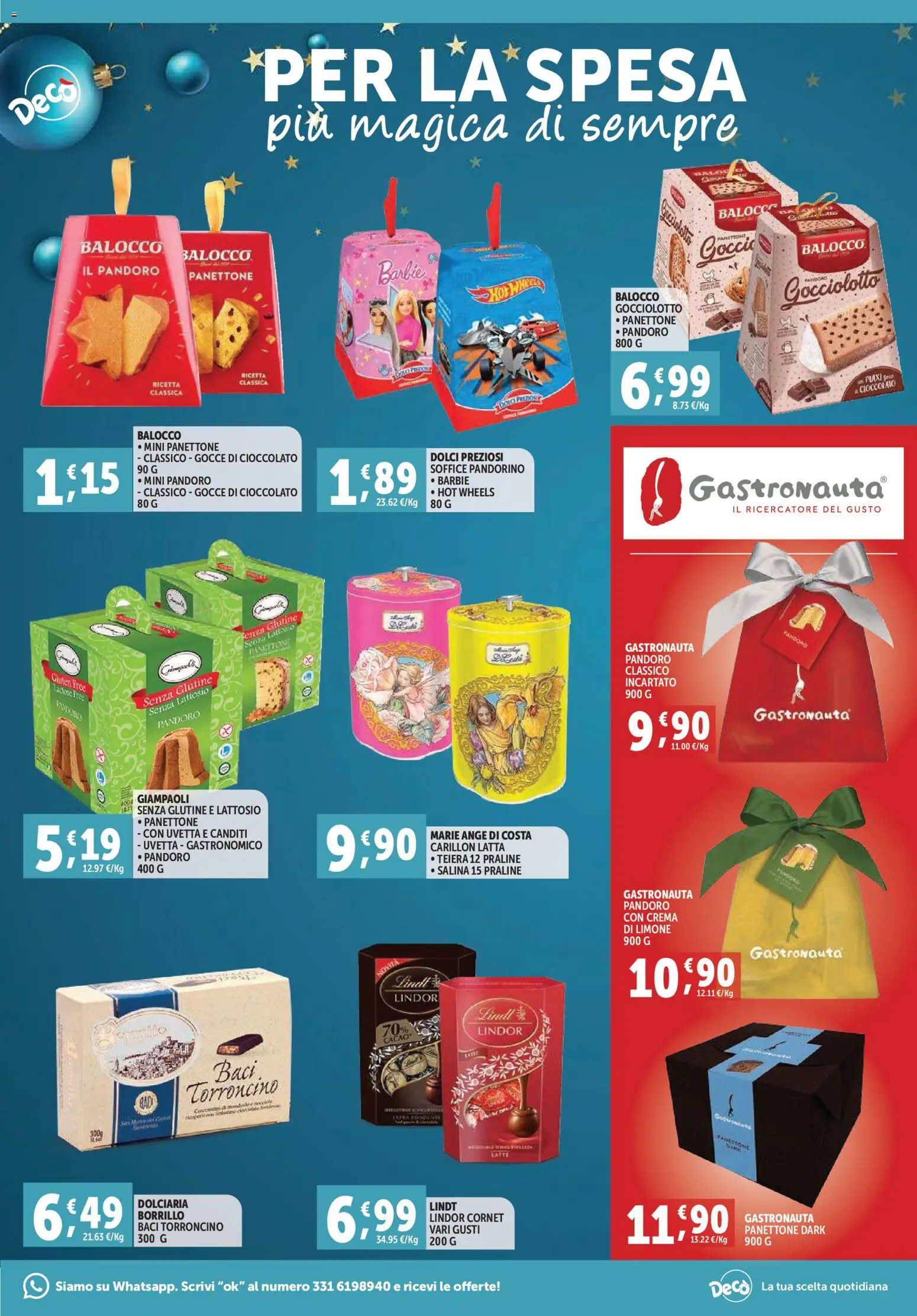 Volantino Decò del 07.11.2025 | Pagina: 11 | Prodotti: Cioccolato, Latte, Limone, Pandoro