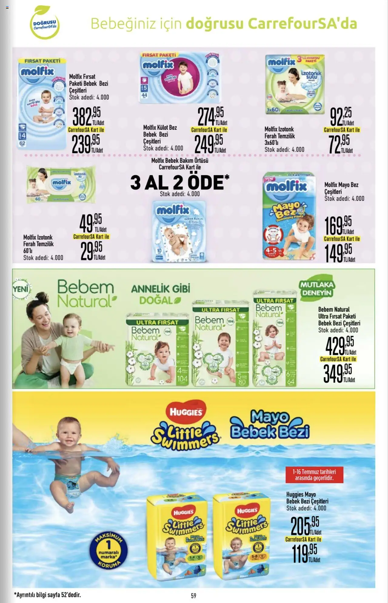 CarrefourSA Katalog - 26.06.2025 tarihinden itibaren geçerlidir | Sayfa: 59 | Ürünler: Külot, Mayo