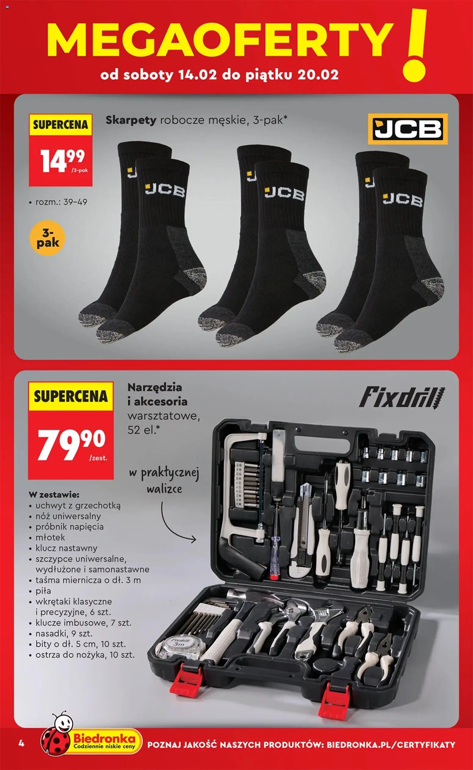 Biedronka Polsko leták - Leták - Hity i inspiracje od 14.02.2026 | Strana: 6 | Produkty: Pila