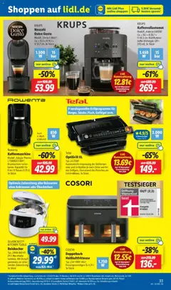 Lidl Prospekt 	 - gültig ab dem 25.08.2025 | Seite: 45 | Produkte: Kaffeemaschine, Nescafe, Bad, Kaffeevollautomat