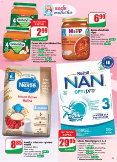 Pogląd oferty "Mleko Nan Optipro 2, 3, 4, 3 rodzaje, 2 szt. x 325 g / 1 opak." - ważna od 04.03.2026 | Strona: 25