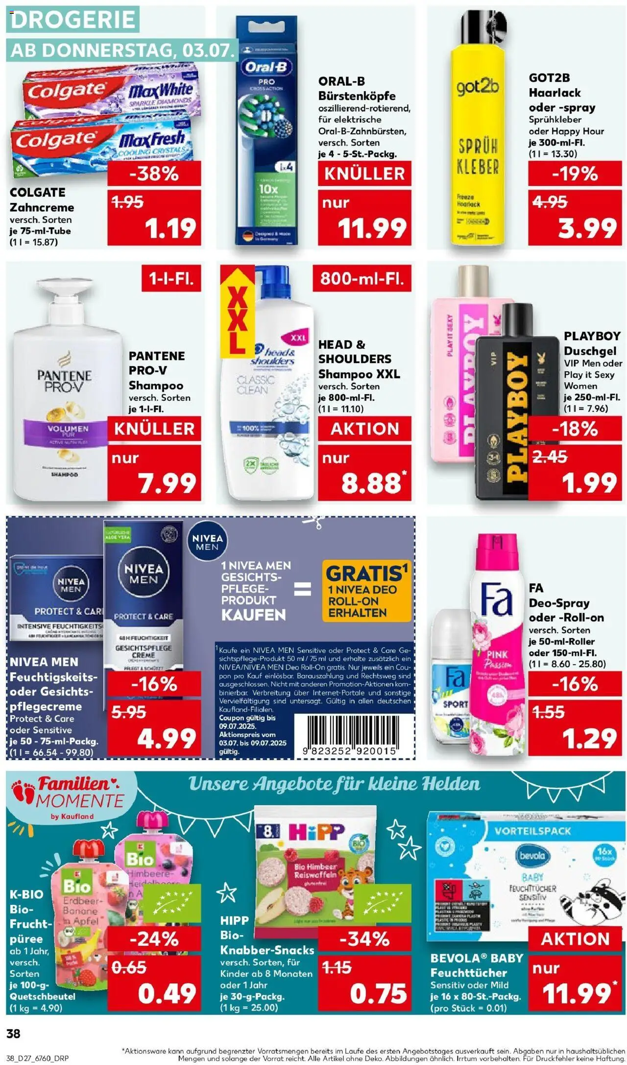 Kaufland prospekt Feuchtwangen	 - gültig ab dem 06.07.2025 | Seite: 53 | Produkte: Head & shoulders, Creme, Duschgel, Himbeere
