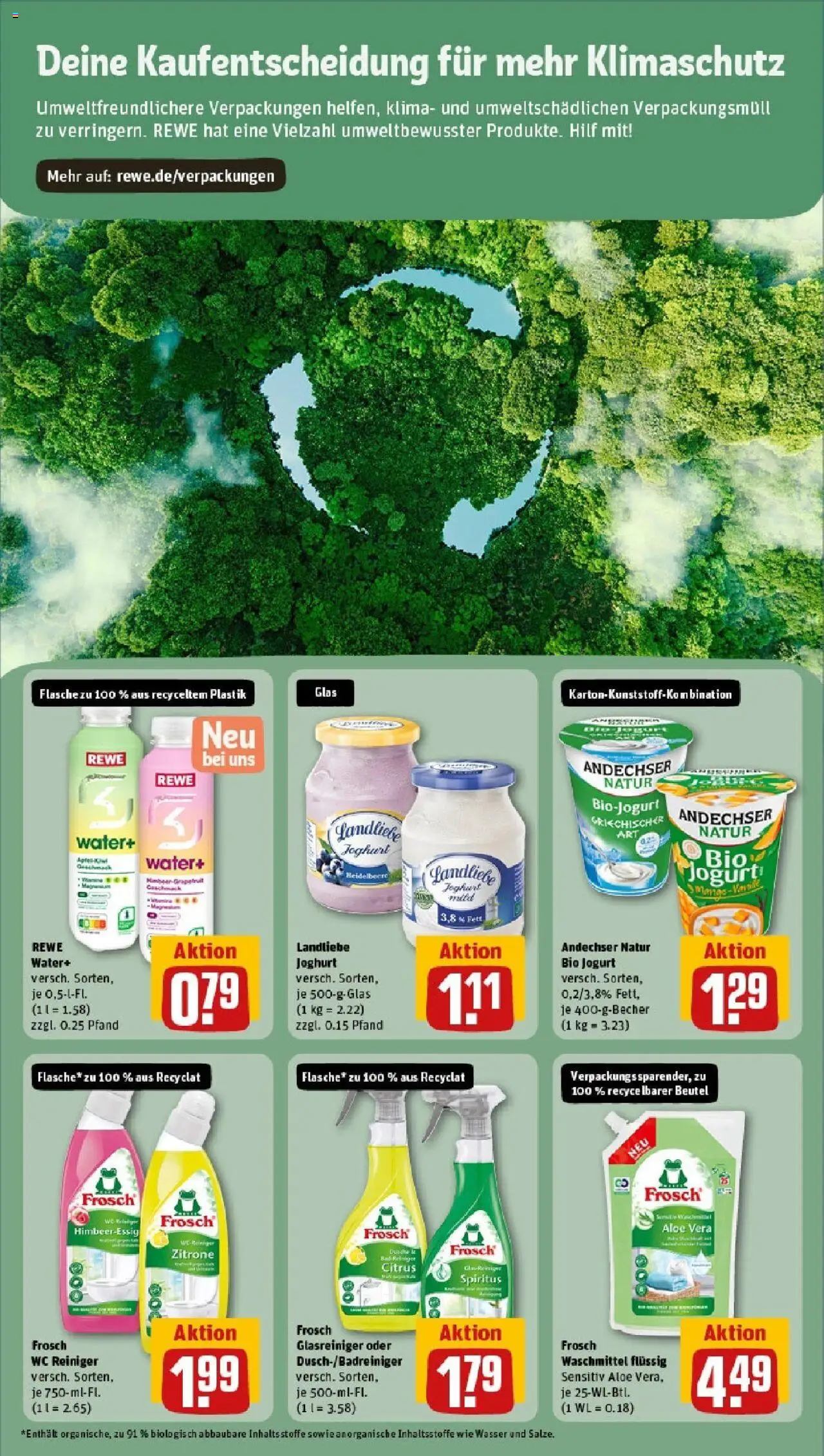 Rewe prospekt Vetschau	 - gültig ab dem 25.05.2025 | Seite: 31 | Produkte: Joghurt, Wasser, Waschmittel, Zitrone