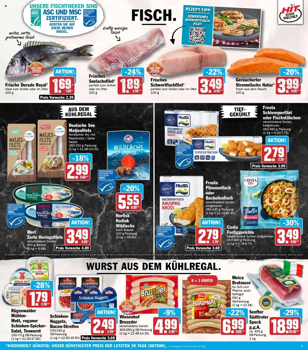HIT - Berlin – gültig ab 08.09.2025 | Seite: 7 | Produkte: Ofen, Frosta, Schinken, Fleisch