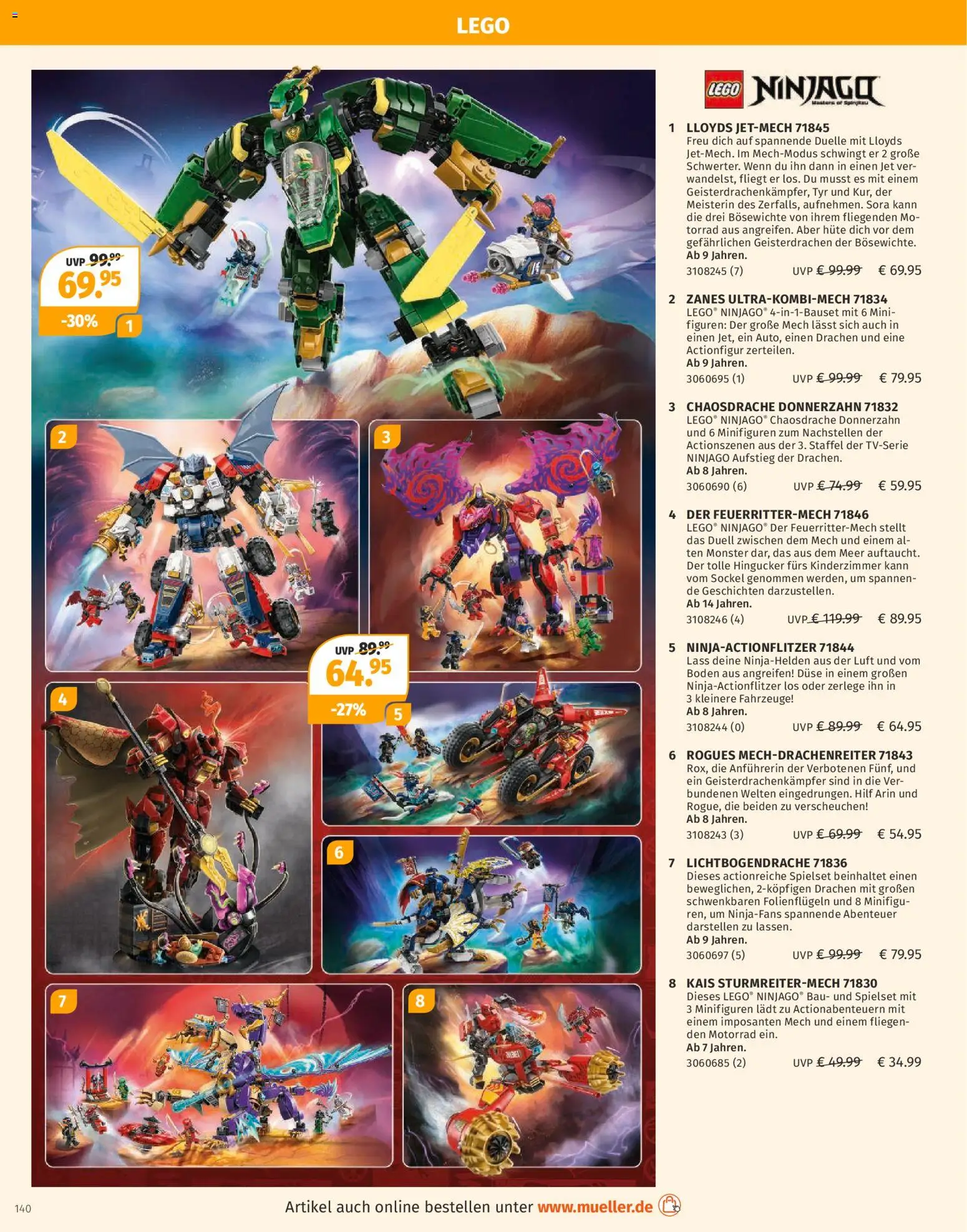 Müller Spielwarenkatalog – gültig ab 27.10.2025 | Seite: 140 | Produkte: Monster