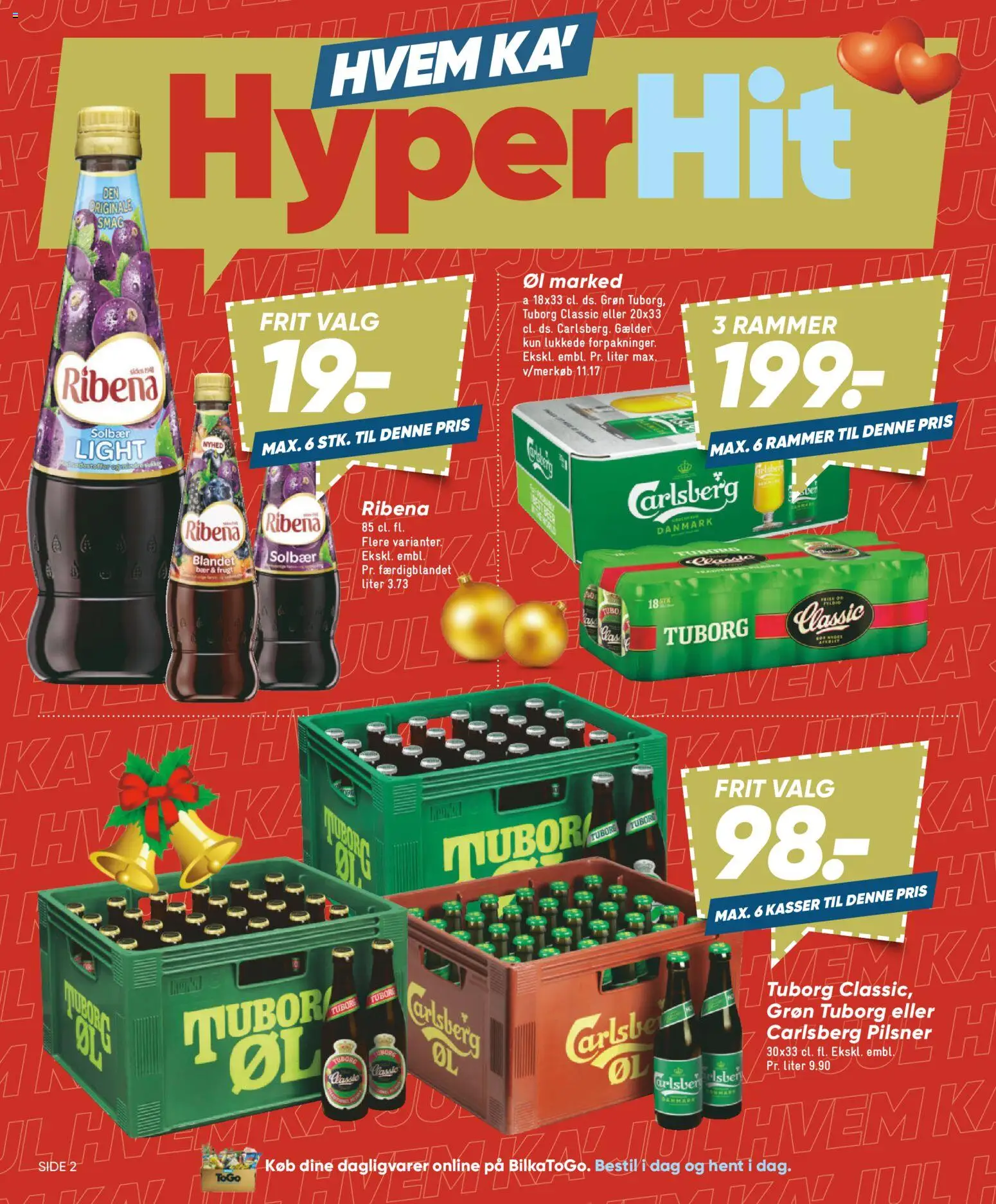 Bilka tilbudsavis – gyldig fra 12.12.2025 | Side: 2 | Produkter: Rammer, Øl, Solbær