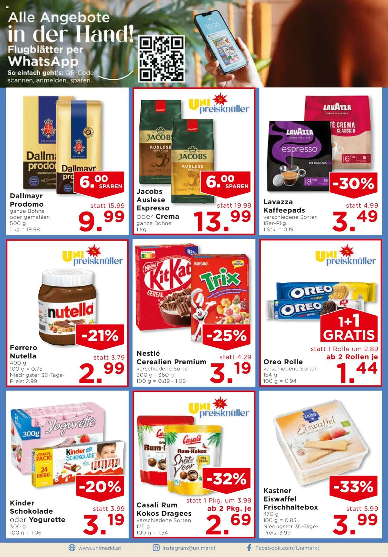 Unimarkt - Broschüre gültig ab 06.08.2025 | Seite: 10 | Produkte: Schokolade