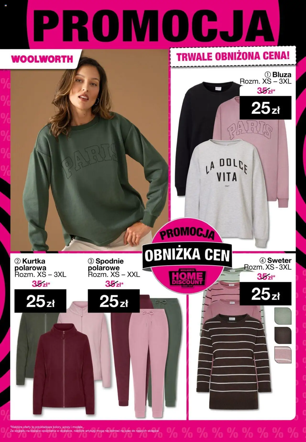 Woolworth Gazetka od 03.10.2025 | Strona: 12 | Produkty: Sweter, Kurtka, Spodnie