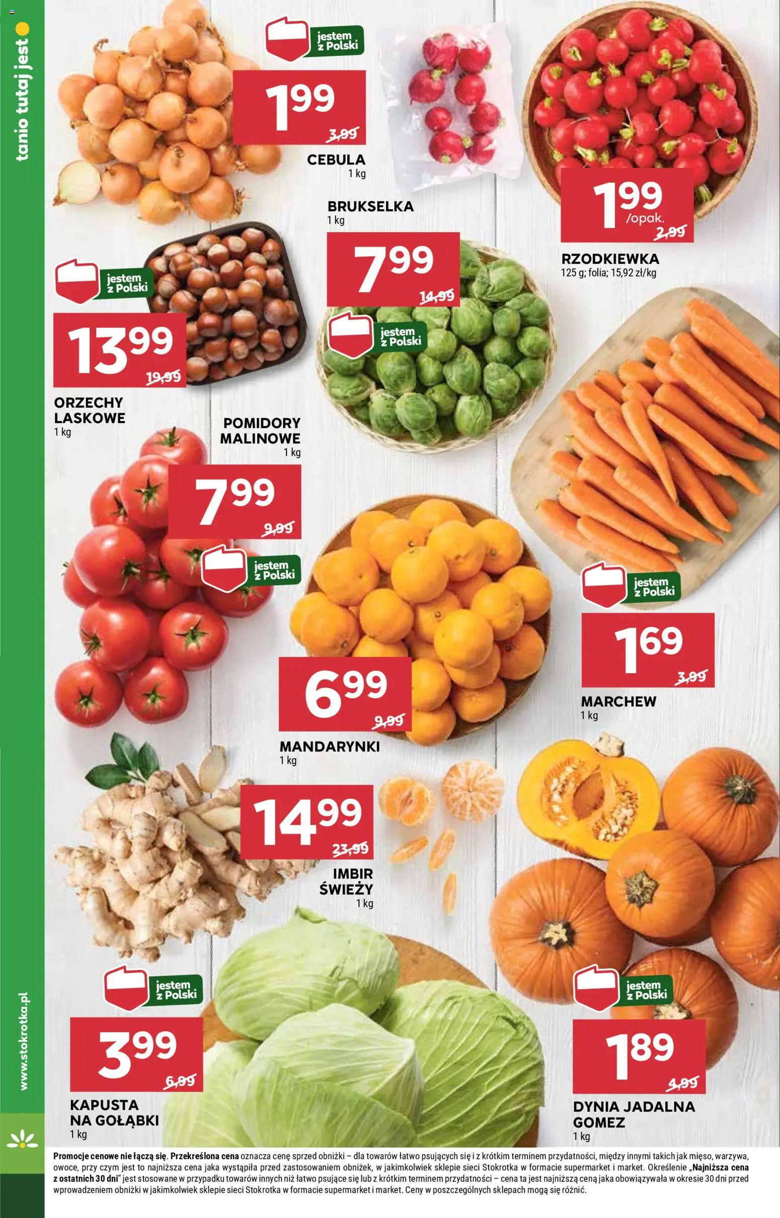 Stokrotka Gazetka od 23.10.2025 | Strona: 10 | Produkty: Stokrotka, Pomidory malinowe, Pomidory, Mandarynki