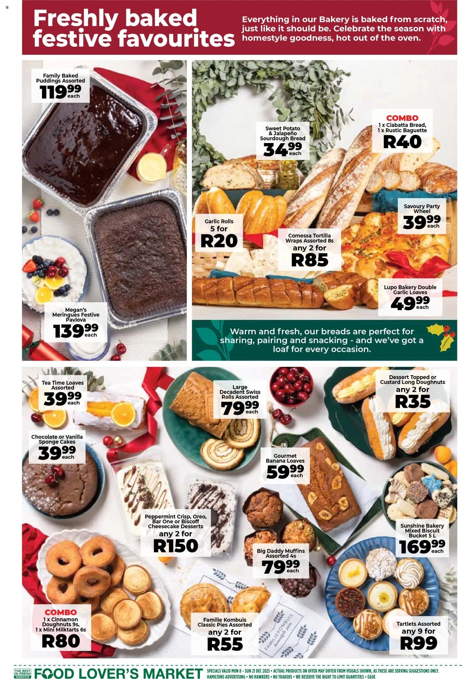 New Food Lover's Market catalogue – valid from 08.12.2025 | Page: 7 | Products: Bakery, Pó talco, Chocolate, Tea