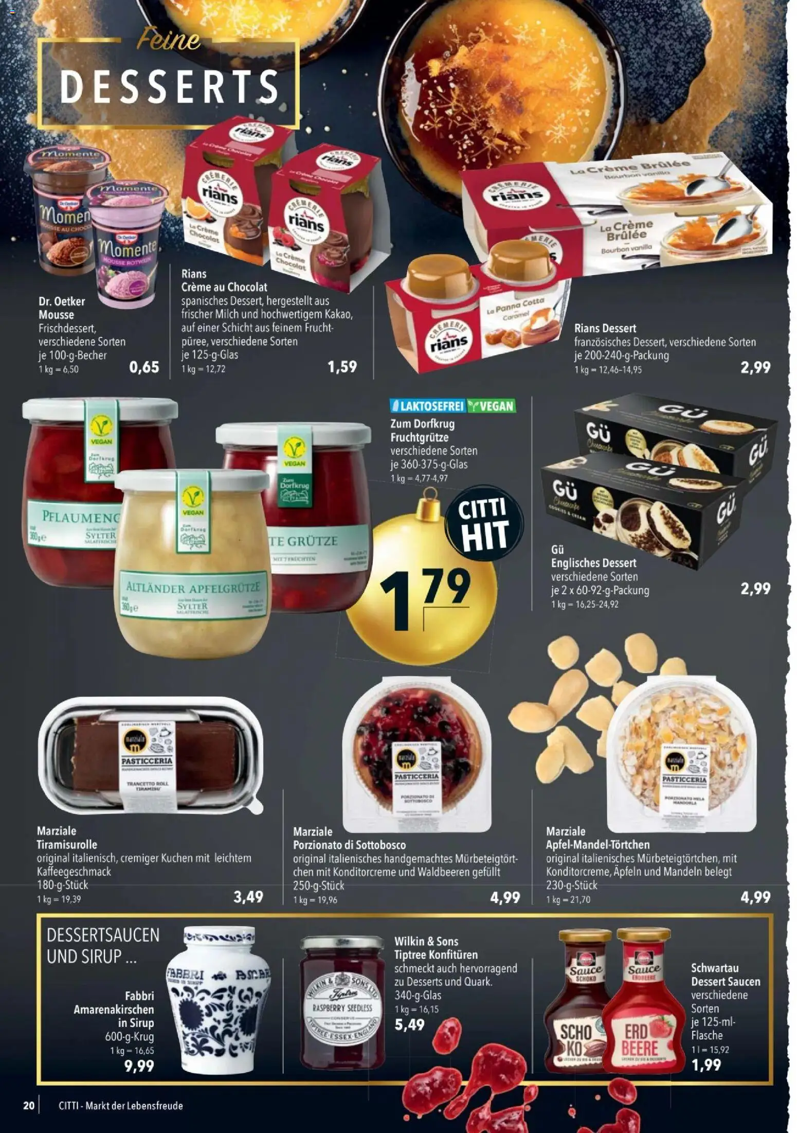 CITTI tilbudsavis – gyldig fra 17.12.2025 | Side: 20 | Produkter: Creme, Te, Bourbon