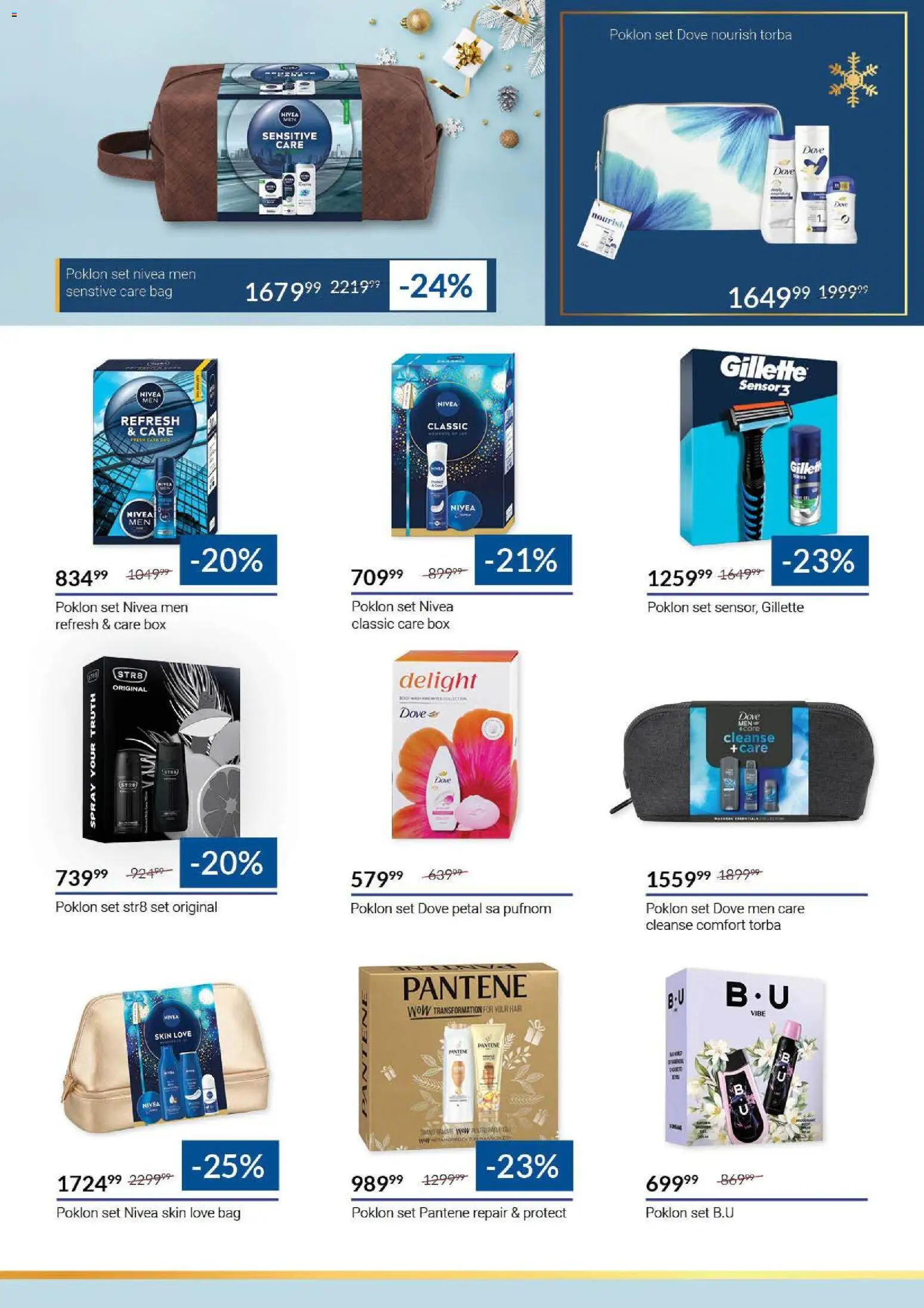 SuperVERO katalog - važi od 22.12.2025 | Strana: 39 | Proizvode: Gillette, Nivea Men, Torba, Dove