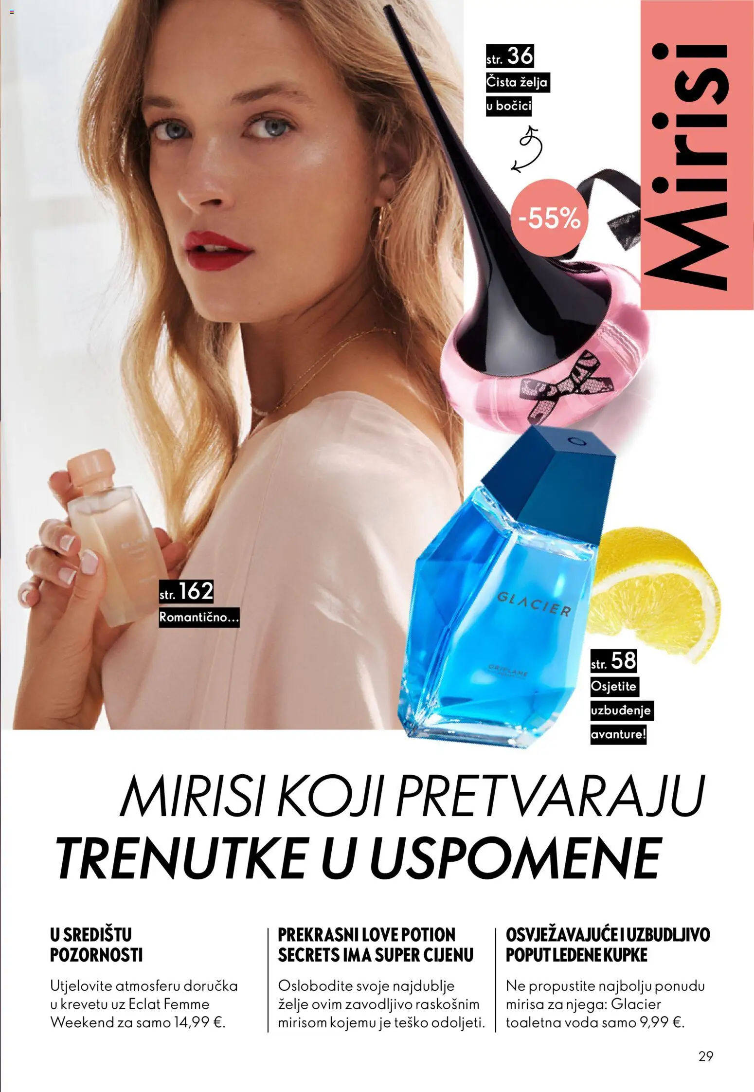 Oriflame katalog | vrijedi od 11.03.2026 | Stranica: 29 | Proizvodi: Voda, Zelje